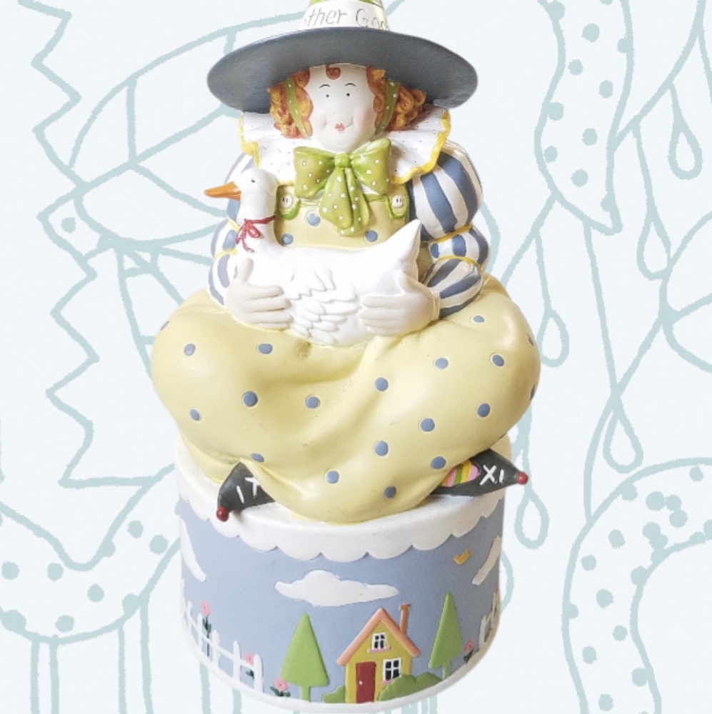 Department 56  Music Box  - Mother Goose Story Book Village Collection